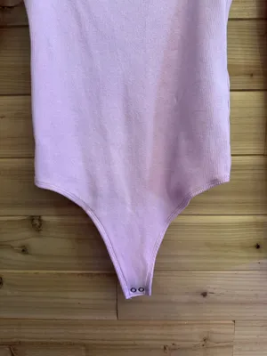 NWT Abercrombie & Fitch XS Soft A&F Rib Ribbed Long Sleeve Bodysuit Spring thumbnail 2