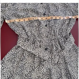 Melloday Midi Dress Small Animal Print Belted Shirt Dress Career Office Work thumbnail 2
