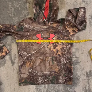 Under Armour Camo Hoodie with Pink Logo thumbnail 4