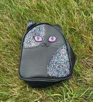 Bath & Body Works NWOT Black Cat Cosmetic Bag thumbnail 1