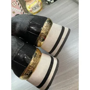 MICHAEL MICHAEL KORS MONIQUE KNIT TRAINERS Black Size 8 thumbnail 5