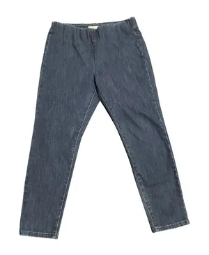 Soft Surroundings Stretch Pull On Elastic Waist Denim Jeans Pants Large Casual thumbnail 1