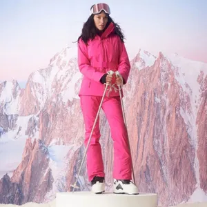 Halfdays Alessandra Insulated Ski Pants in Alpenglow Pink thumbnail 3