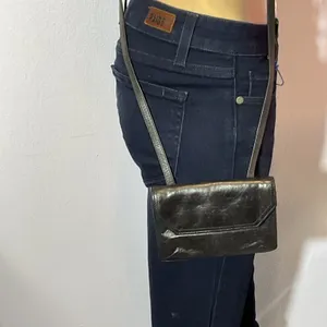 HOBO‎ International Black Leather Crossbody Purse Wallet thumbnail 4