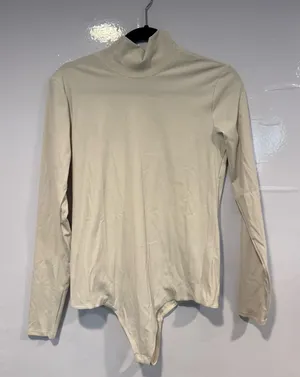 SPANX Off-White Ribbed Bodysuit‎ thumbnail 1
