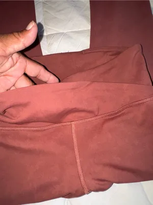 lululemon athletica Rust Red High-Rise Leggings thumbnail 6