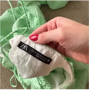 ZARA Gingham Dress Mini thumbnail 6