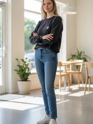 RAGDOLL LA NWT Black Crewneck Sweatshirt | 100% Cotton | Size L thumbnail 2