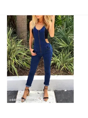 FREE PEOPLE Jax Denim Jumpsuit thumbnail 4
