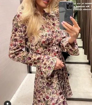 NEW Zara floral mini dress BLOGGERS FAVORITE!!! thumbnail 2