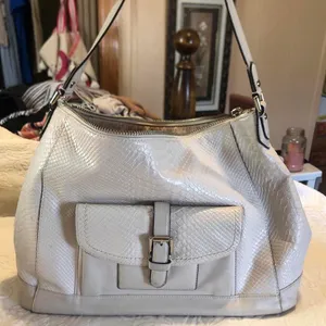 Coach Leather Hobo Tote Shoulder Bag thumbnail 1