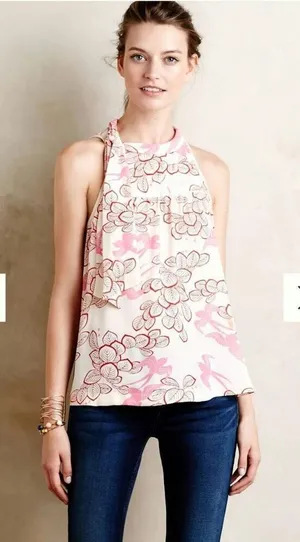 Anthropologie Maeve‎ Elata Tank Size: 8 thumbnail 1