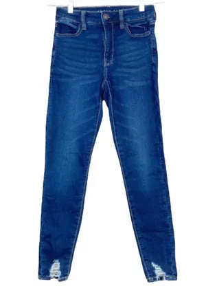 American Eagle Hi Rise Jegging High Waisted Skinny Jeans Sz 2 thumbnail 1