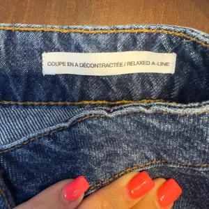 1546 | Garage Relaxed A-Line High Waisted Denim Shorts Summer Blue Women 1 / 25‎ thumbnail 7