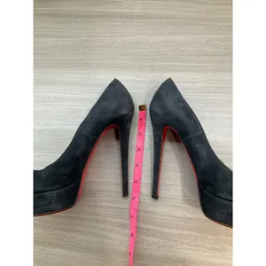 Christian Louboutin Ultra High Ultra Soft Suede Stiletto Heels thumbnail 5