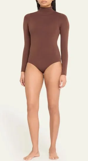 SKIMS Mock Neck Long Sleeve Bodysuit thumbnail 1