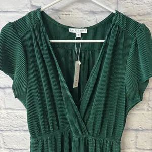 Baltic Born Athena Pleated Maxi Dress Forest Green Maxi Dress Large NWT wedding thumbnail 17