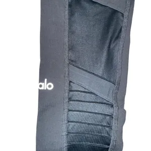 Alo Yoga Moto Leggings Womens XS Grey Excellent Ribbed Mesh Panels W5494R thumbnail 4