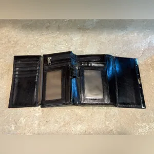 Dolce & Gabbana Wallet Black Faux/Leather Wallet Repair Project As Is thumbnail 10