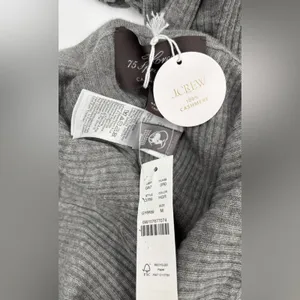 J.Crew Spring Street ribbed featherweight cashmere flare pant thumbnail 6