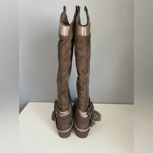 Boho Festival Indie Not Rated Midnight Dream Knee High Boots thumbnail 4