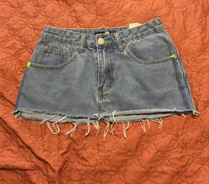 Boohoo Denim Mini Skirt thumbnail 1