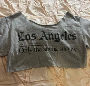 Only Small Cut Cropped  Strong Survive Tee Shirt thumbnail 2