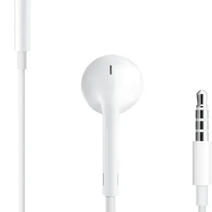 White Apple EarPods Headphones With Volume Control thumbnail 3