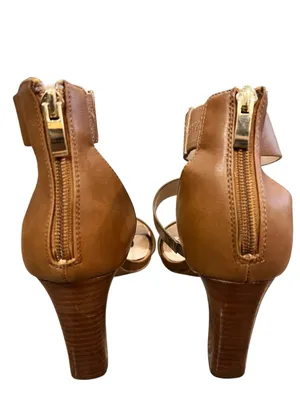 Kelly & Katie Charlotte Brown Strappy Block Heel Sandals Size 8 thumbnail 3