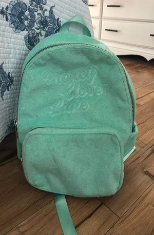 Stoney Clover Lane x Target Terry Backpack Cloth Embossed Light Green thumbnail 1
