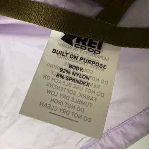 REI Purple Nylon Hooded Zip Windbreaker‎ Jacket XS thumbnail 5