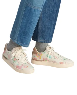 Coach clip low top floral sneaker - 10 thumbnail 1