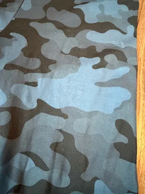 Addison Bay Blue Camo Leggings with Pink Stripe Ankle Size Medium - C11-670 thumbnail 6