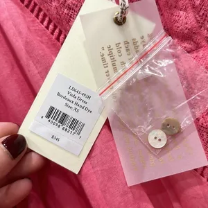 NEW NWT LoveShackFancy Viola Mini Babydoll Dress Pink XS thumbnail 7