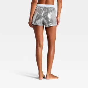 ✨ Wild Fable Silver Sequin Sleepwear Boxer Shorts - Size XXS thumbnail 3