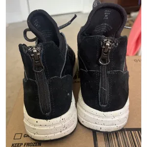 EARTH Jaunt Black Suede Casual Walking Sneaker Boot Woman’s 8 Leather thumbnail 4