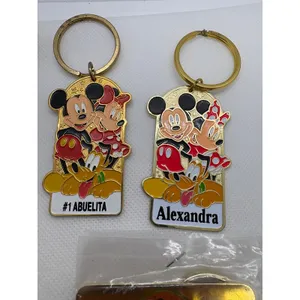 Disney Keychain Coin Lot Stitch Mickey‎ Minnie 60th 25th Anniversary Abuelita thumbnail 5