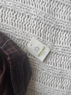 OFFLINE by Aerie NWT REAL ME XTRA brown houndstooth top thumbnail 4