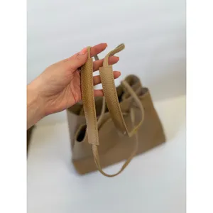 8 Other Reasons NWOT Vegan Leather Tan Slouchy Bucket Shoulder Bag thumbnail 7