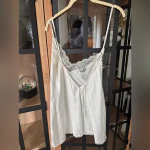 Vintage 2003 Victoria’s Secret slip nightgown dress satin silky lace vneck mini thumbnail 7