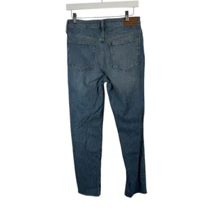 Madewell Tall Mid Rise Perfect Vintage Jean Ainsdale Wash‎ Distressed Womens 26T thumbnail 6