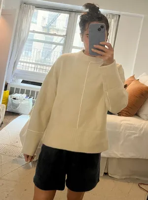 ZARA White Sweater thumbnail 1