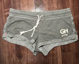 Y2K 2000s Gilly Hicks Grey Shorts Size Medium thumbnail 1
