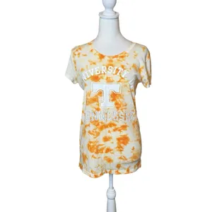 PINK Victoria's Secret University Of TN Orange White Tie Dye Shirt Large College thumbnail 2