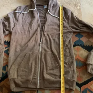Zip up long sleeve hoodie jacket with pockets casual California basic loungewear thumbnail 4