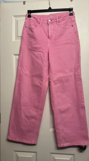 Old Navy Extra High-Rise Sky-Hi Wide-Leg Jeans thumbnail 1