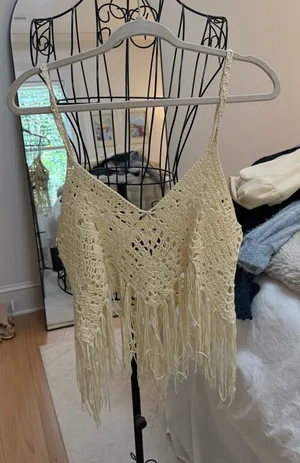 Lulus Crochet Top thumbnail 1