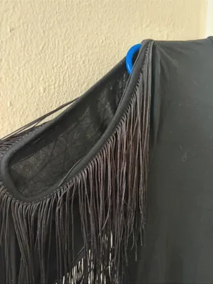 Blue B Collection Fringe Sleeve Bodysuit – Size Large western boutique thumbnail 5