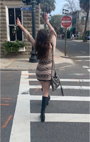 Crochet Knit Dress thumbnail 4