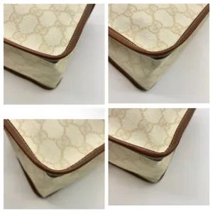 Gucci Cream and Brown Tote Bag with Signature GG Monogram thumbnail 14